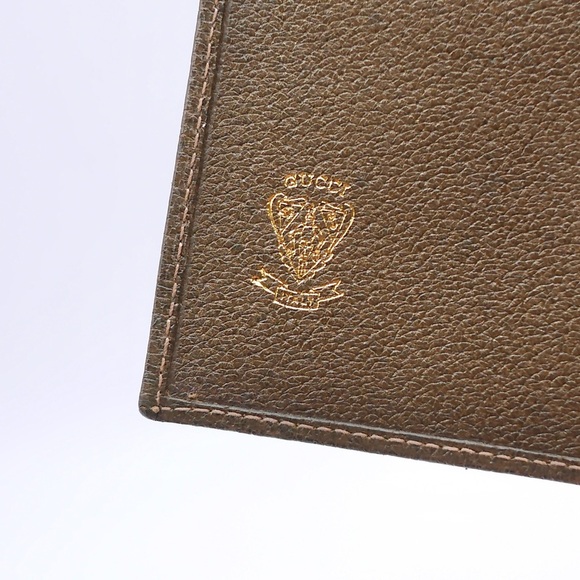 🍓GUCCI PVC Wallet Brown - Picture 8 of 10